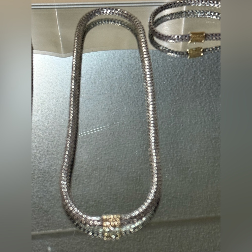 John Hardy 18” 18k/.925 Classic Woven Chain Necklace 6.5mm